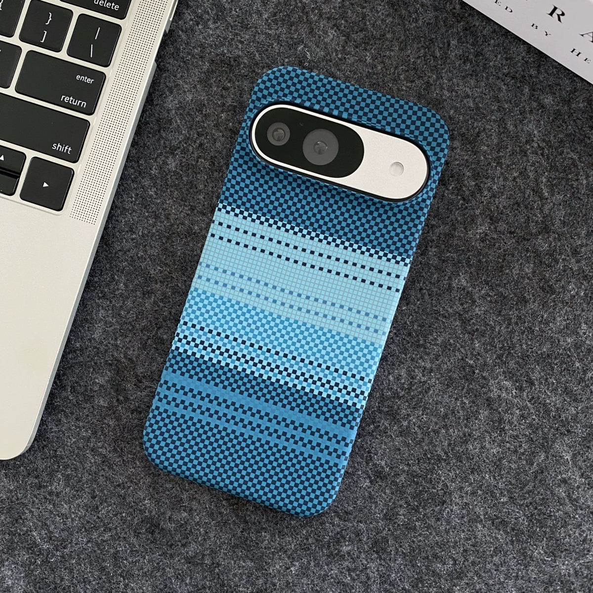 Magnetic Carbon Fiber Texture Hard Case for Google Pixel