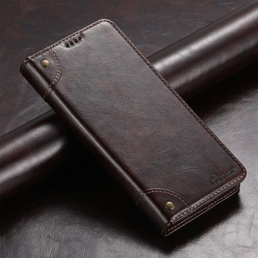 Vintage Leather Flip Wallet Phone Case with Card Slots for Samsung Galaxy S24